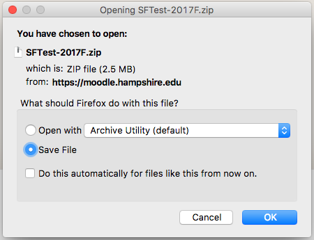 open file browser popup